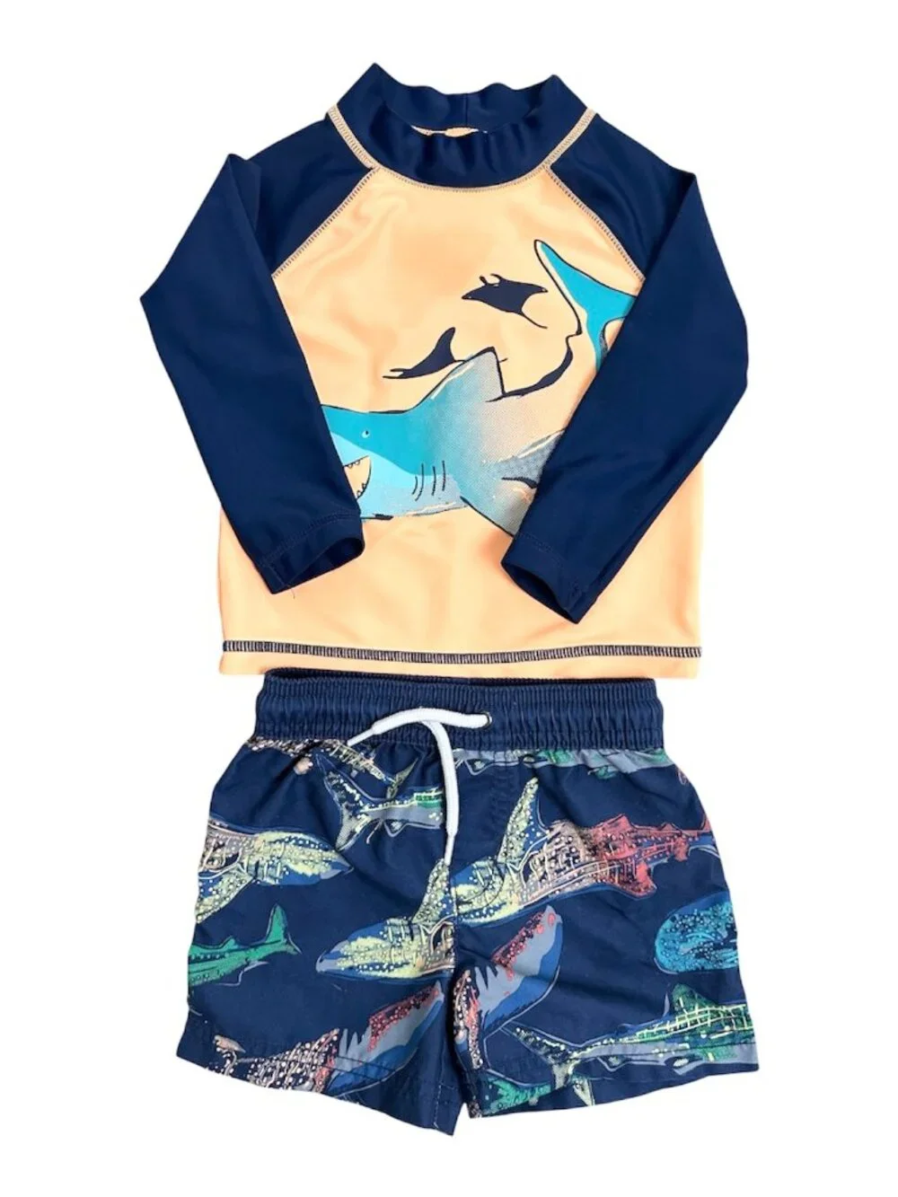 Bundle of 2 Baby Boy Swimwear Set Carter's & Banana Boat Multicolor Size 12M